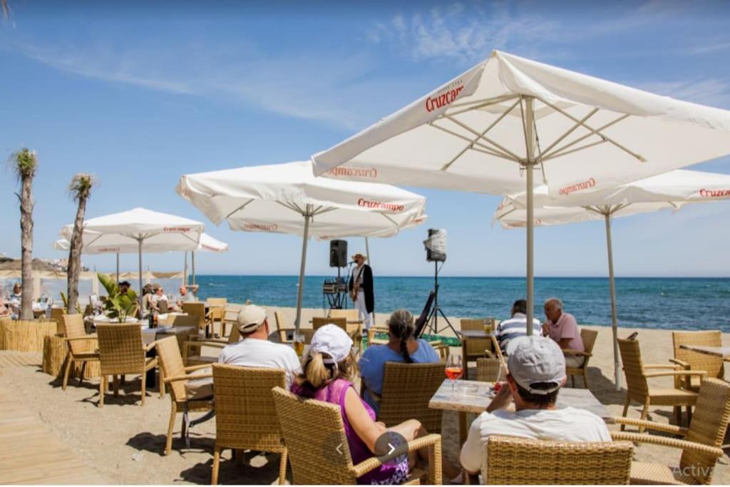 Algaida Beachfront - Seaview Studio Costa Del Sol Lägenhet Sitio de Calahonda Exteriör bild