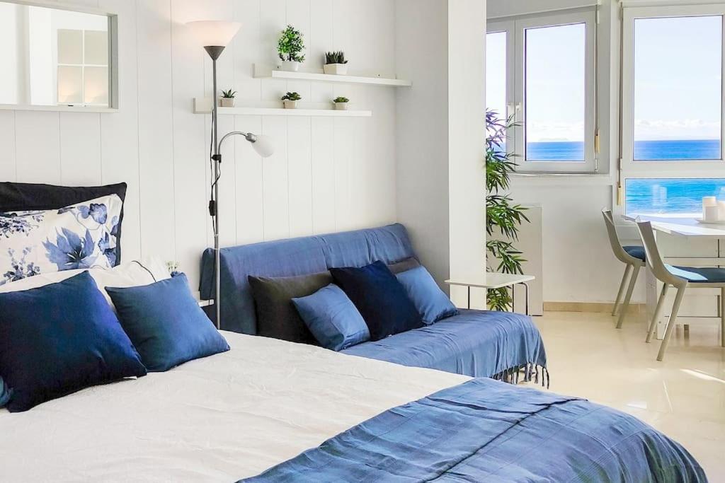 Algaida Beachfront - Seaview Studio Costa Del Sol Lägenhet Sitio de Calahonda Exteriör bild